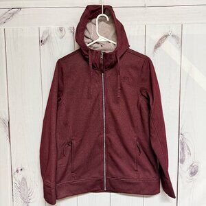 The North Face Women’s Mattea Full Zip Hoodie Jacket Medium Deep Garnet Red EUC